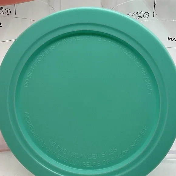 Set of 2 Containers for Ninja Creami Deluxe with Mint and Pink Lids - Picture 3 of 5